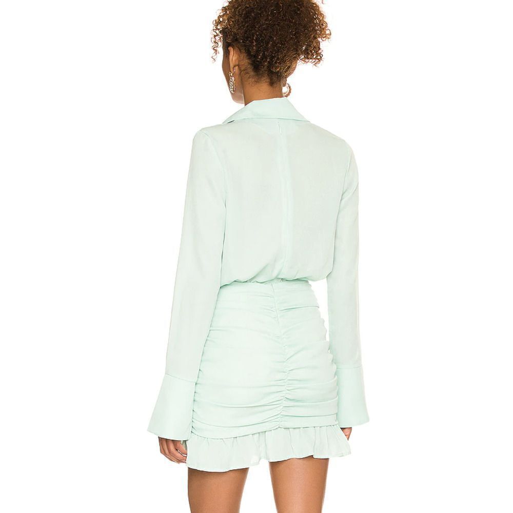 Superdown Danijela Mini Dress in Sage XXS - Picture 2 of 9